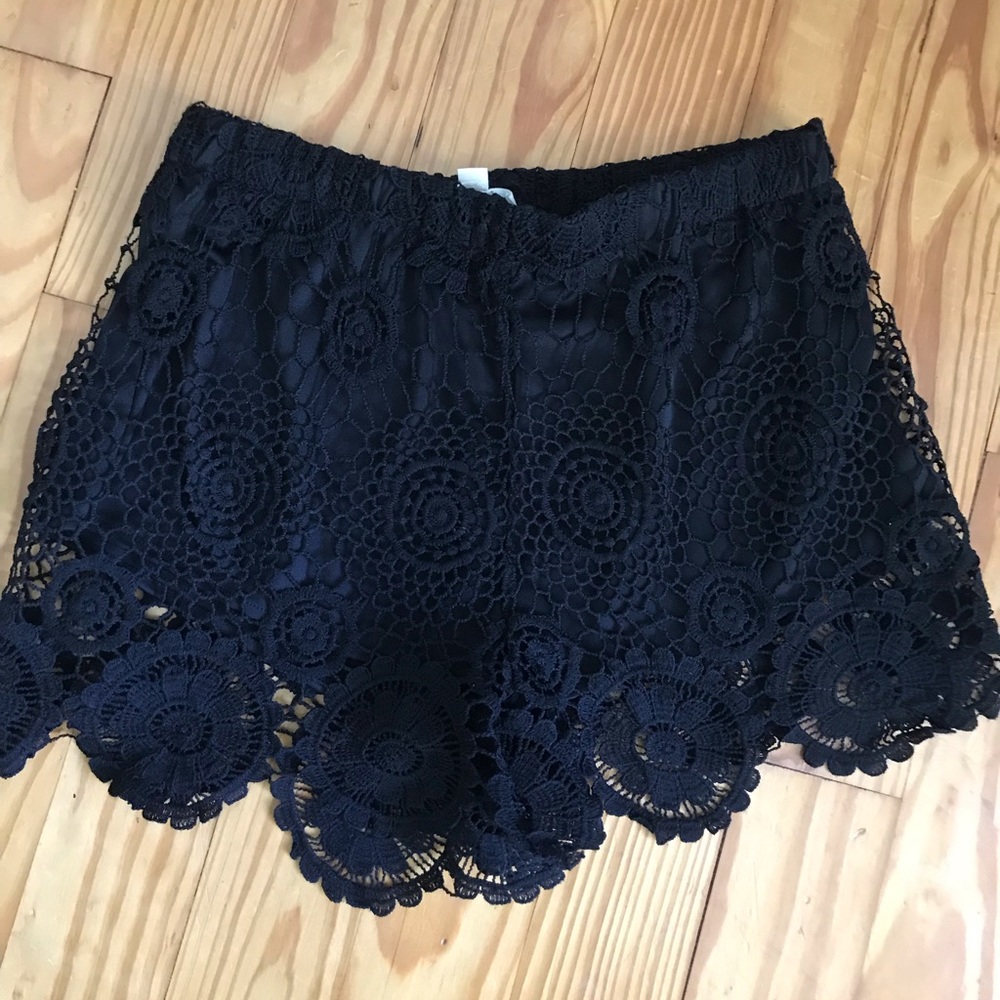 LA Hearts Lace Shorts